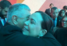 “Hay argentinos de Venezuela como Gerardo”: el abrazo en Oslo que resume 20 años de amistad e ideales compartidos entre Machado y Bongiovanni