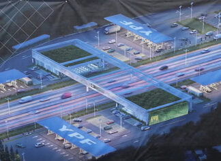 Construyen la estación de servicios YPF más grande del país a la altura de San Pedro