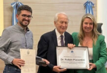 Rosario distinguió como Ciudadano Ilustre al Dr. Rubén Piacentini