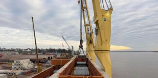 El Puerto de Rosario descargó 12 barcazas y movilizó más de 4.400 toneladas de carga