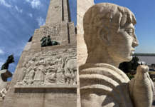 El Monumento y su piel original: el minucioso trabajo que frenó años de deterioro silencioso