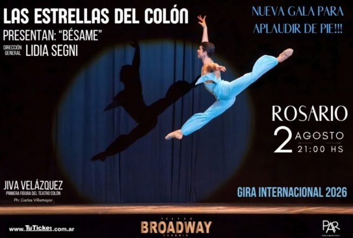 “Las Estrellas del Colón” desembarcan en Rosario con una imperdible gala dirigida por la prestigiosa Lidia Segni