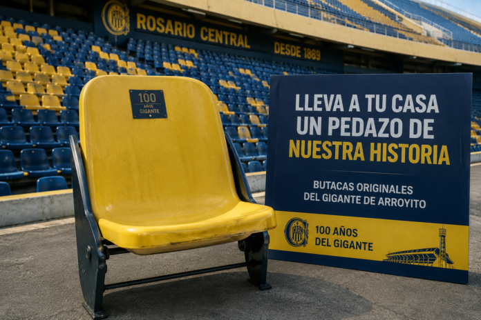 Rosario Central venderá las butacas originales del Gigante: precios, descuentos y cómo comprarlas