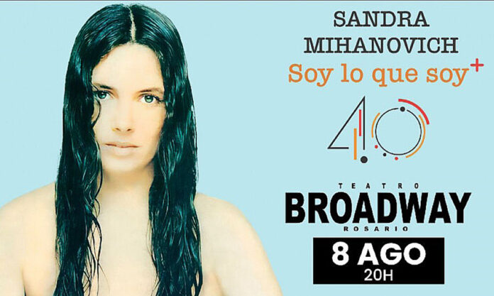 Sandra Mihanovich regresa a Rosario para celebrar los 40 años de “Soy lo que soy”
