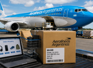 Amazon, tecnología, ropa y más: Aerolíneas Argentinas cambia su dirección en Miami para traer compras a la Argentina