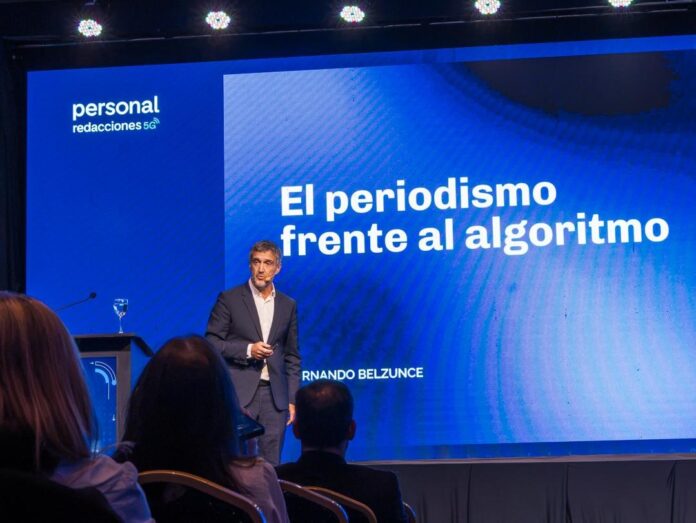 Personal presentó a Fernando Belzunce en Rosario con su ponencia “El periodismo frente al algoritmo”