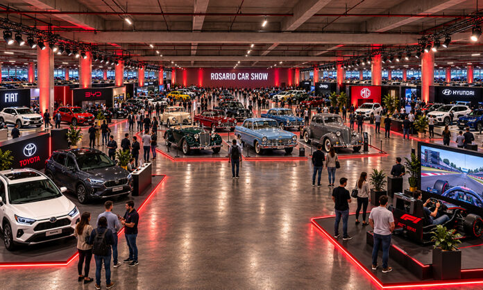 Rosario reúne más de 100 vehículos en una exposición con test drives y simuladores de Fórmula 1