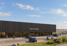 Cuatro franquicias gastronómicas y una Axion: el nuevo complejo que empezó a construirse en Ciudad Industria