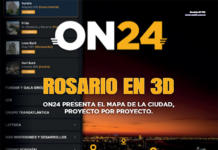 ON24 presenta su mapa 3D para seguir la transformación urbana de Rosario