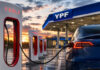 Cinco destinos desde Rosario: YPF y Tesla proyectan una red de carga rápida para 2027