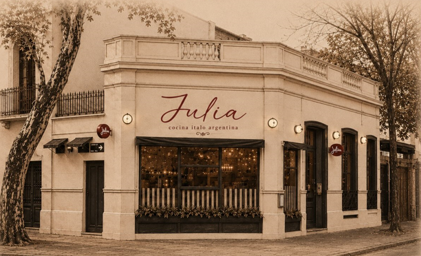 Julia se suma a la gastronomía rosarina con una propuesta de cocina ítalo-argentina
